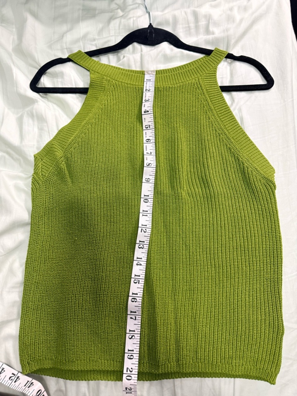 Olivia Rae Olive Green Ribbed Knit Tank - Picture 3 of 6